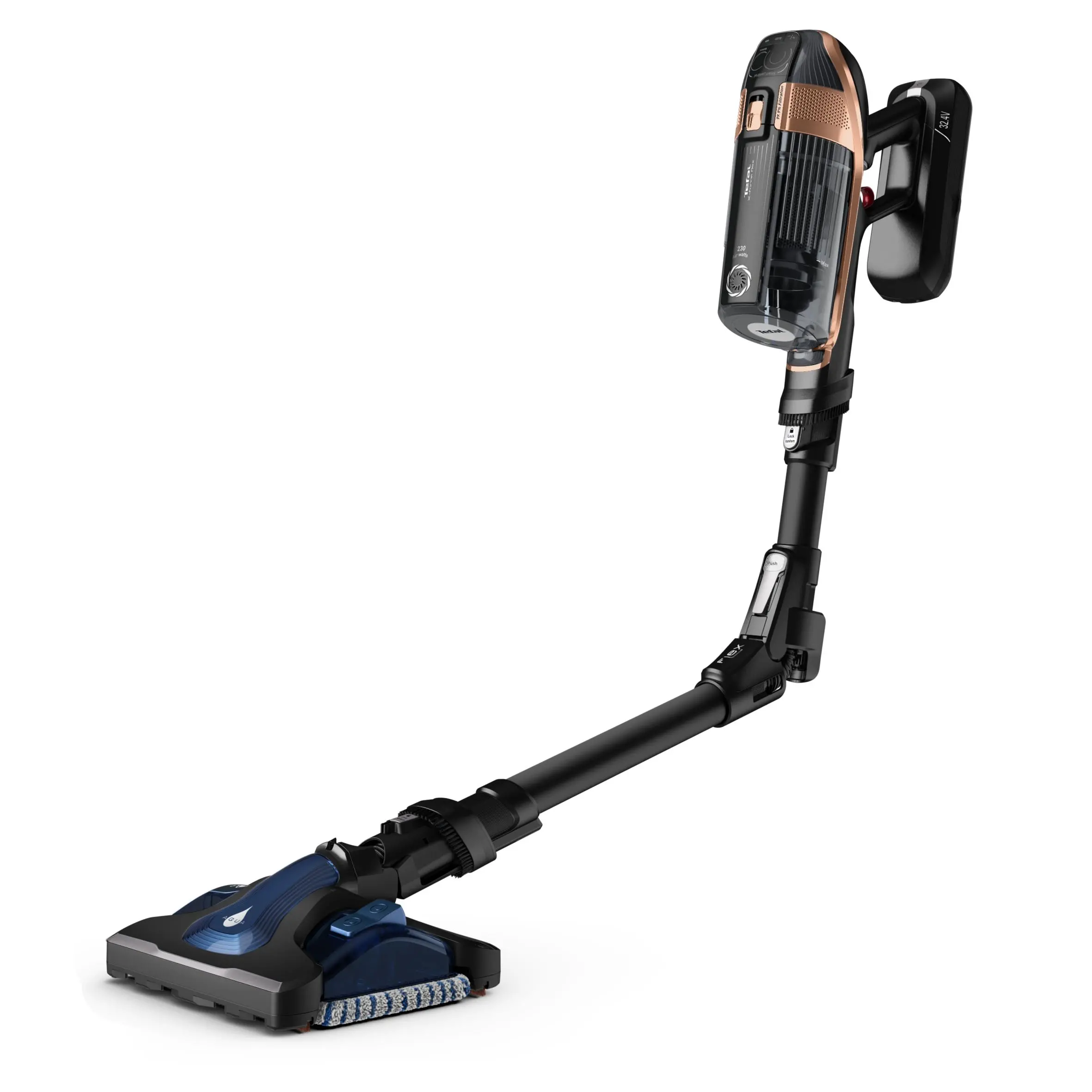 Odkurzacz Tefal X-Force Flex 15.60 TY99G1 80min Funkcja mycia Wymienny akumulator
