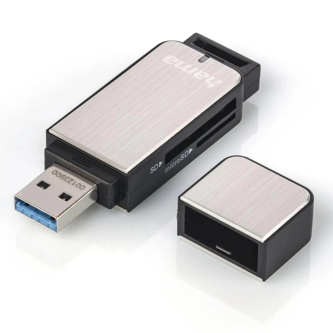 Czytnik kart Hama SD/microSD USB 3.0 Czarny