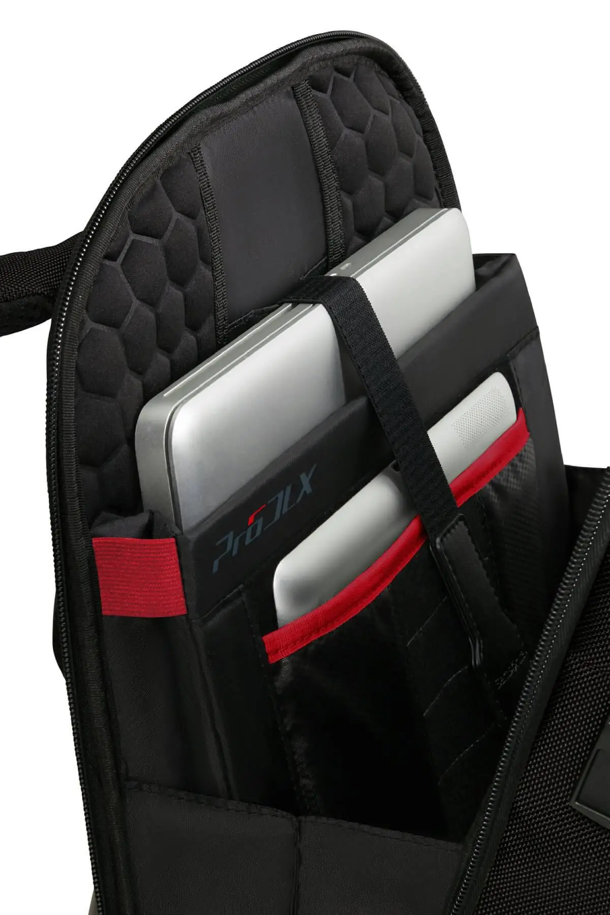 Plecak na laptopa Samsonite Pro-Dlx 6 15,6" Czarno-czerwony
