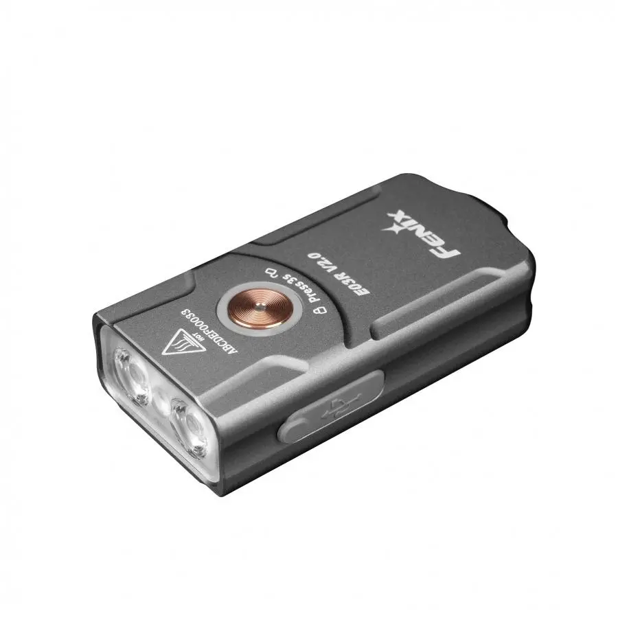 Latarka Fenix E03R V2.0 Szary