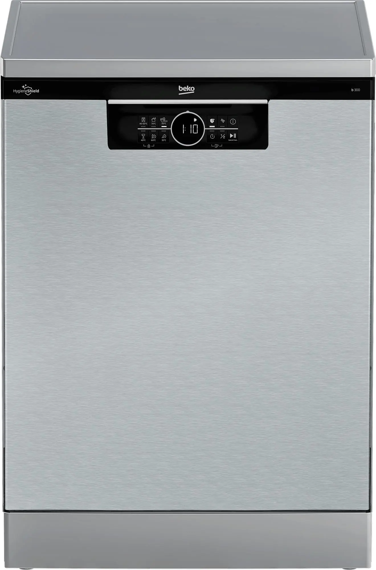 Beko b300 BDFN26531X 59,8cm Automatyczne otwieranie drzwi Szuflada na sztućce