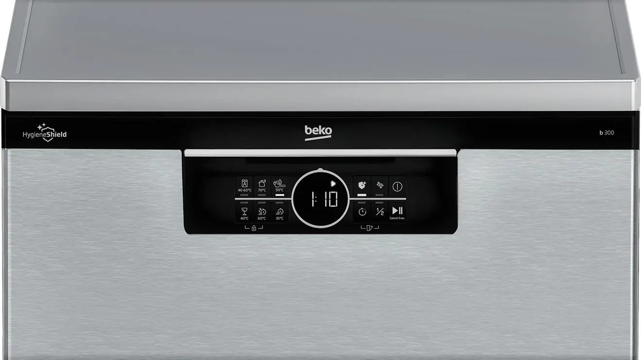 Zmywarka Beko b300 BDFN26531X 59,8cm Automatyczne otwieranie drzwi Szuflada na sztućce