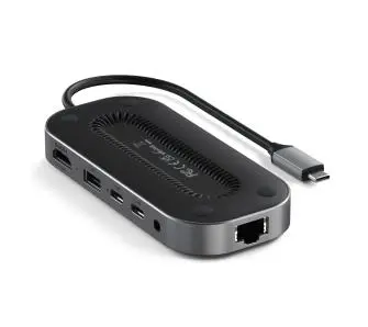 Hub USB Satechi ST-U4MGEM USB4 Multiport w2.5G Ethernet Szary