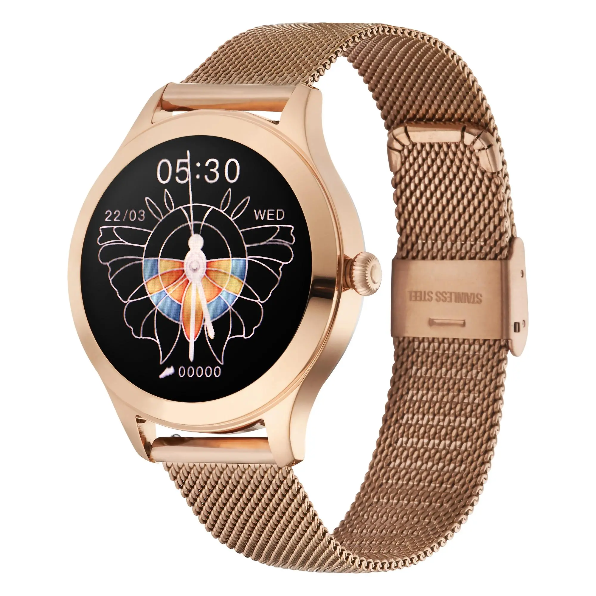 Smartwatch Garett Women Naomi Pro 42 mm Złoty stalowy