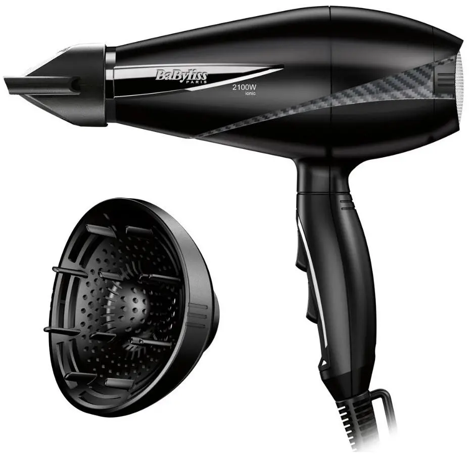 Suszarka do włosów BaByliss 6610DE Le Pro Light Jonizacja Dyfuzor Zimny nawiew 2100W 2 prędkości 2 temperatury