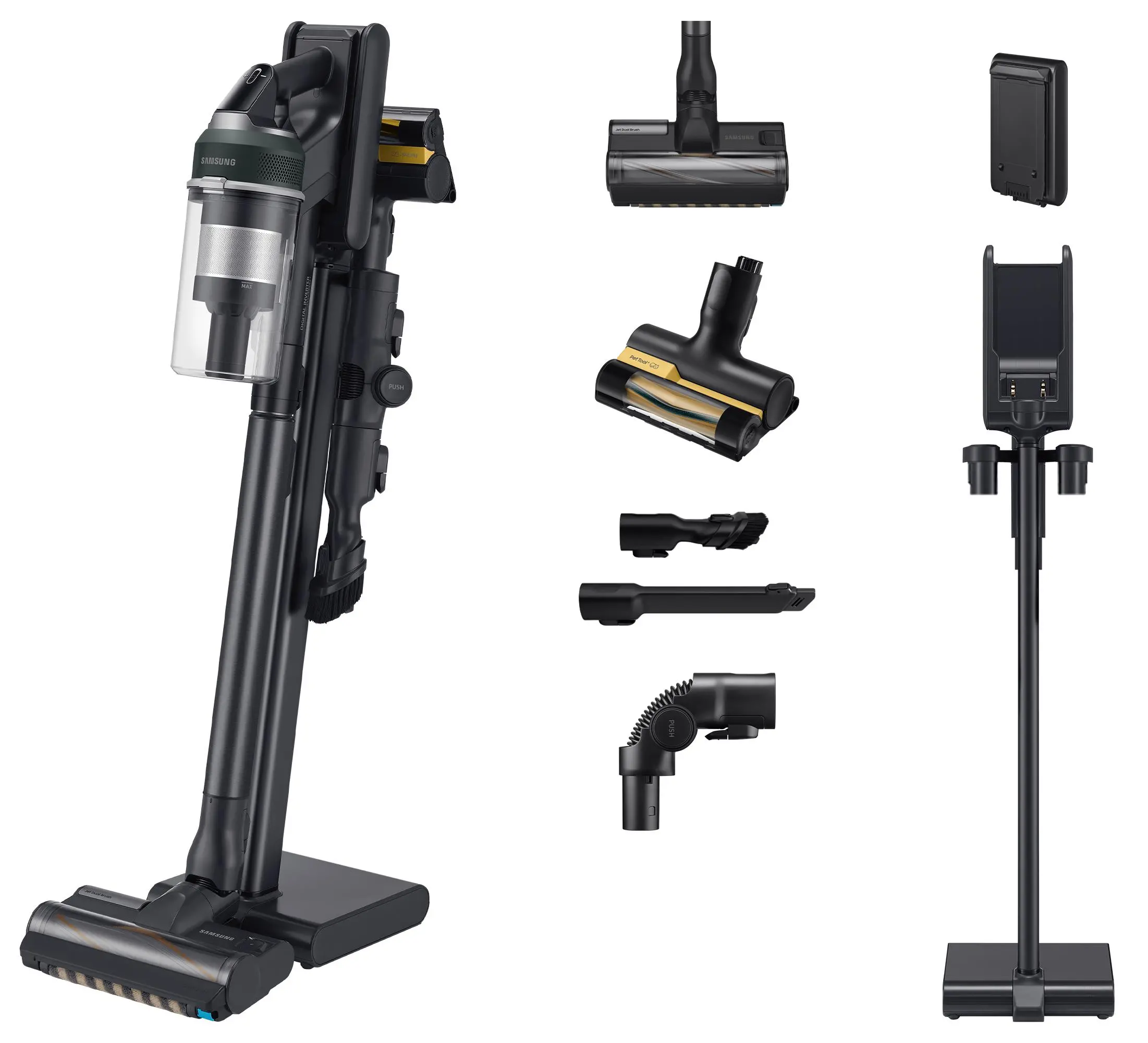 Odkurzacz bezprzewodowy Samsung Jet 95 pet VS20C9542TN/GE 60min Wymienny akumulator Mini elektroszczotka