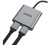 Adapter Unitek V1404B, USB-C na 2x HDMI 4K MST Szary