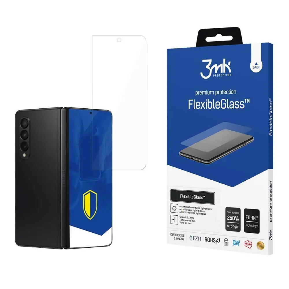 Szkło hybrydowe 3mk FlexibleGlass do Samsung Galaxy Z Fold 5 Front
