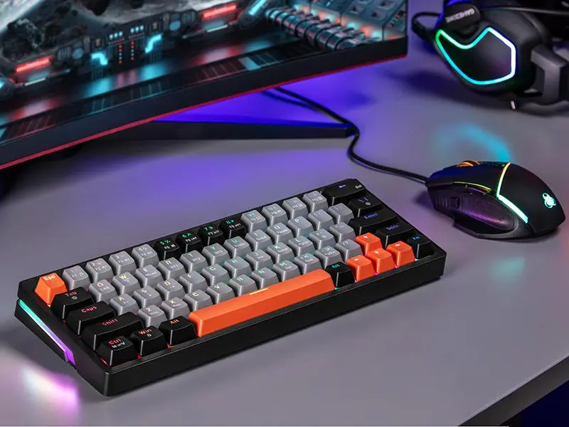 Klawiatura mechaniczna Tracer Gamezone EVO1 Hot Swap 63 Szary