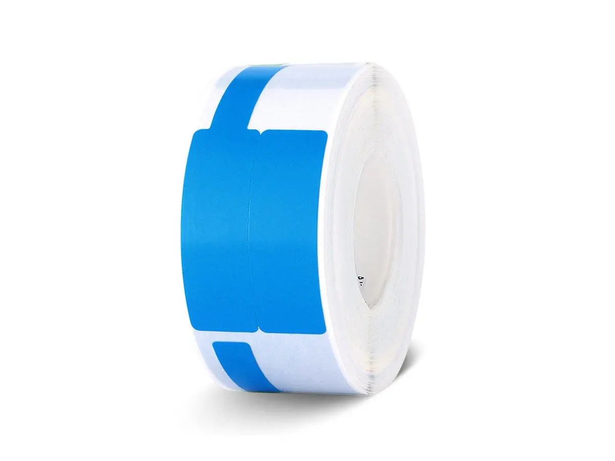 Etykiety Niimbot CABB 25x78mm do drukarek z serii B (B21, B3S) 100szt. Niebieski