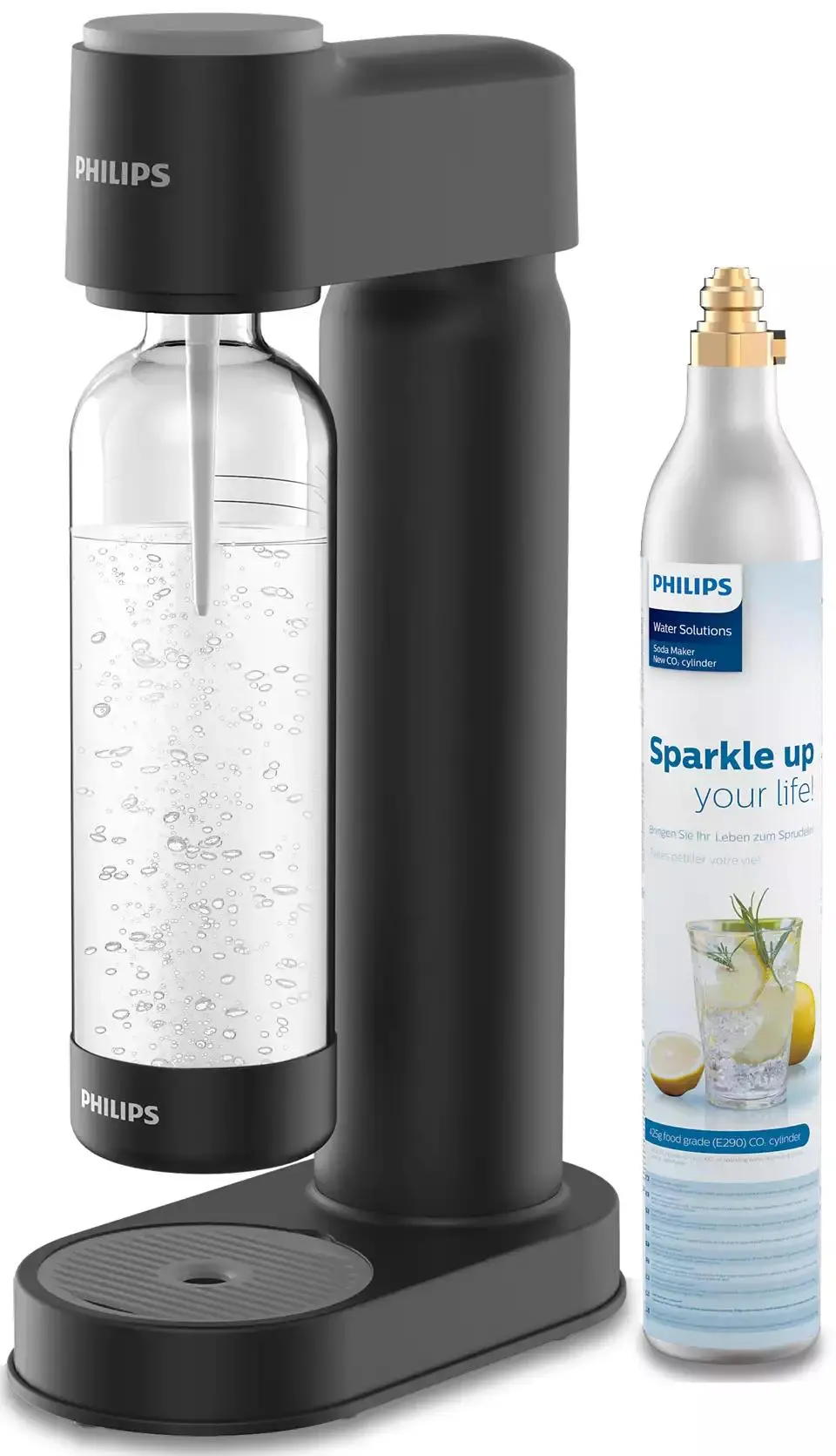 Philips GoZero ADD4901BK/10 + Nabój z gazem CO2