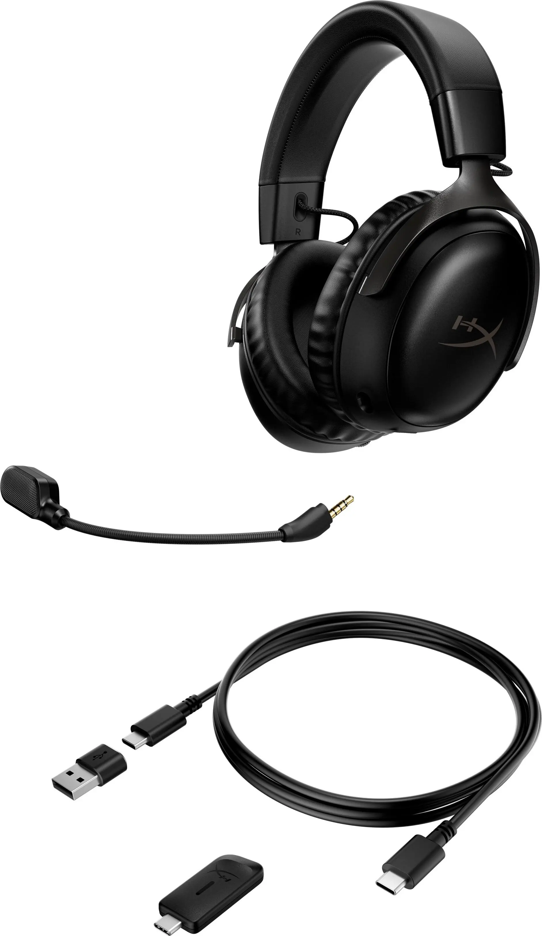 Słuchawki bezprzewodowe z mikrofonem HyperX Cloud III Wireless Nauszne Czarny