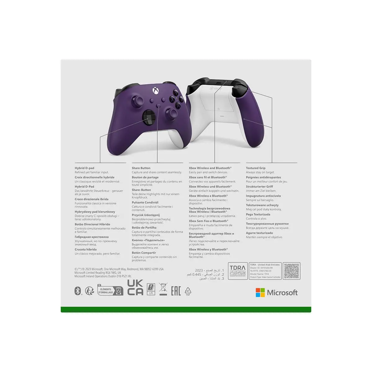 Pad Microsoft Xbox Series Kontroler bezprzewodowy do Xbox, PC astral purple