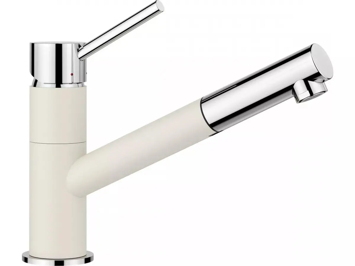 Bateria Blanco Linee-S 526957 Chrom/Biały Wygląd silgranitu