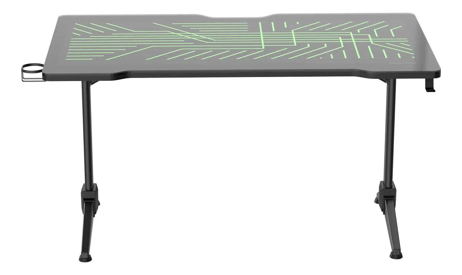 Biurko Deltaco GAM-150 140cm Czarny