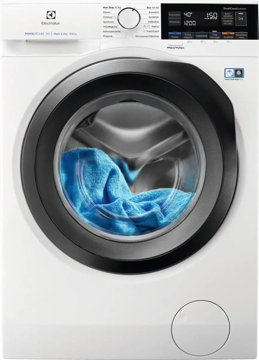 Pralko-suszarka Electrolux 700 SteamCare EW7WP369SP 63,6cm 9kg/6kg