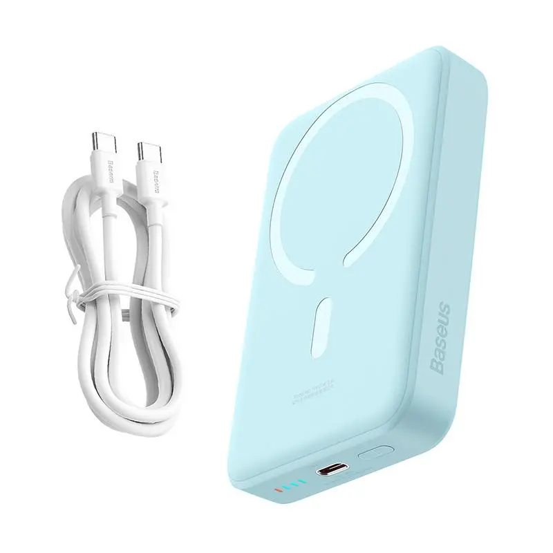 Powerbank Baseus PPCX110203 Magnetic Mini 10000mAh 30W MagSafe Overseas Edition Niebieski