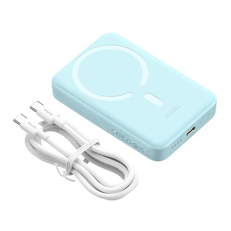Powerbank Baseus PPCX110203 Magnetic Mini 10000mAh 30W MagSafe Overseas Edition Niebieski