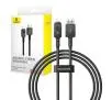Kabel Baseus ARAMID FIBER USB-A do Lightning 2,4A 1m Czarny