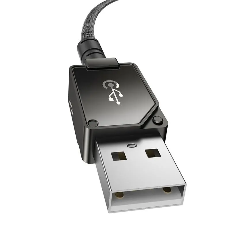 Kabel Baseus ARAMID FIBER USB-A do Lightning 2,4A 1m Czarny