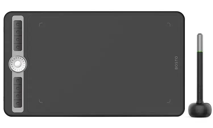 Tablet graficzny Bosto T1060 Czarno-srebrny