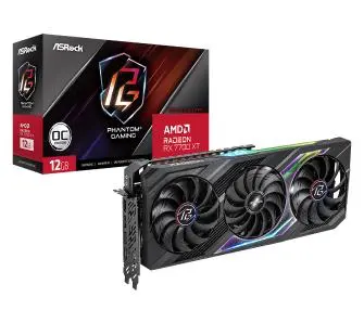 Karta graficzna ASrock Radeon RX 7700 XT Phantom Gaming OC 12GB GDDR6 192bit FSR