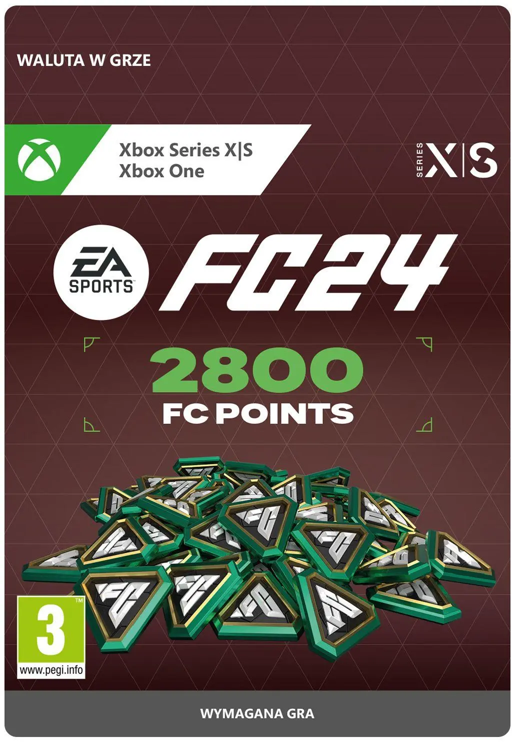 EA SPORTS FC 24 2800 Punktów [kod aktywacyjny] Xbox