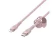 Kabel Belkin Braided USB-C do Lightning 1m Różowy