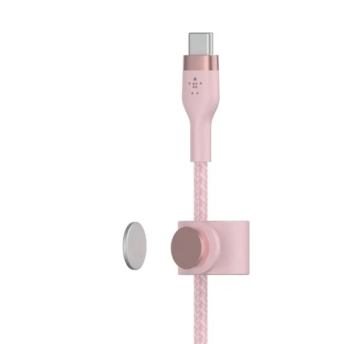 Kabel Belkin Braided USB-C do Lightning 1m Różowy