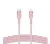 Kabel Belkin Braided USB-C do Lightning 1m Różowy