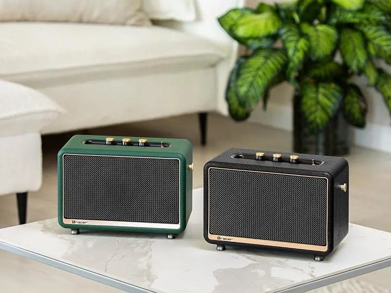 Głośnik Bluetooth Tracer M30 TWS 30W Radio FM Zielony