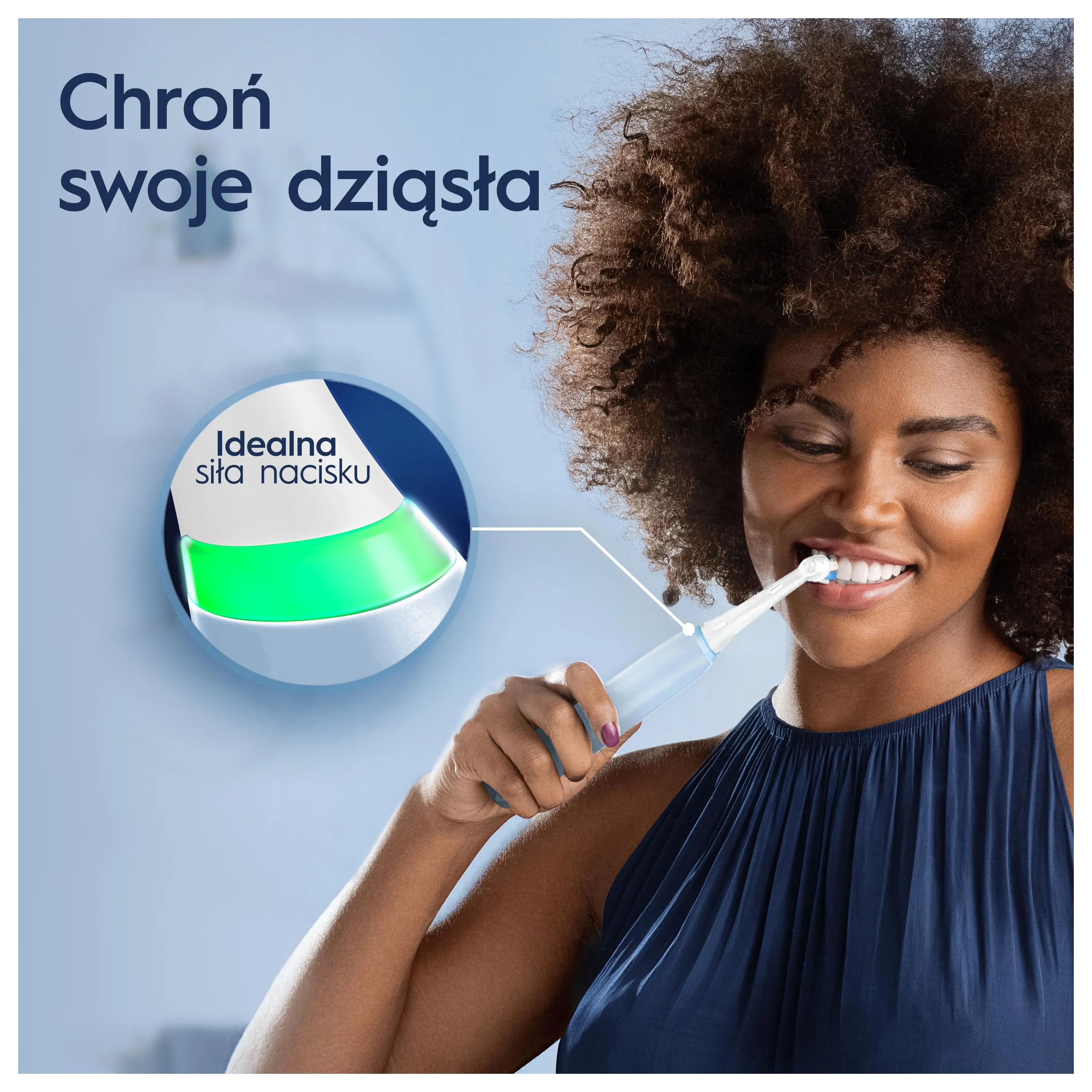 Szczoteczka magnetyczna Oral-B iO Series 3 Ice Blue
