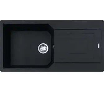 Мойка Franke Urban UBG 611-100 XL GSC из гранита черная матовая