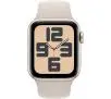 Apple Watch SE 2gen GPS  koperta 40mm z aluminium Księżycowa poświata pasek sportowy Księżycowa poświata  S/M