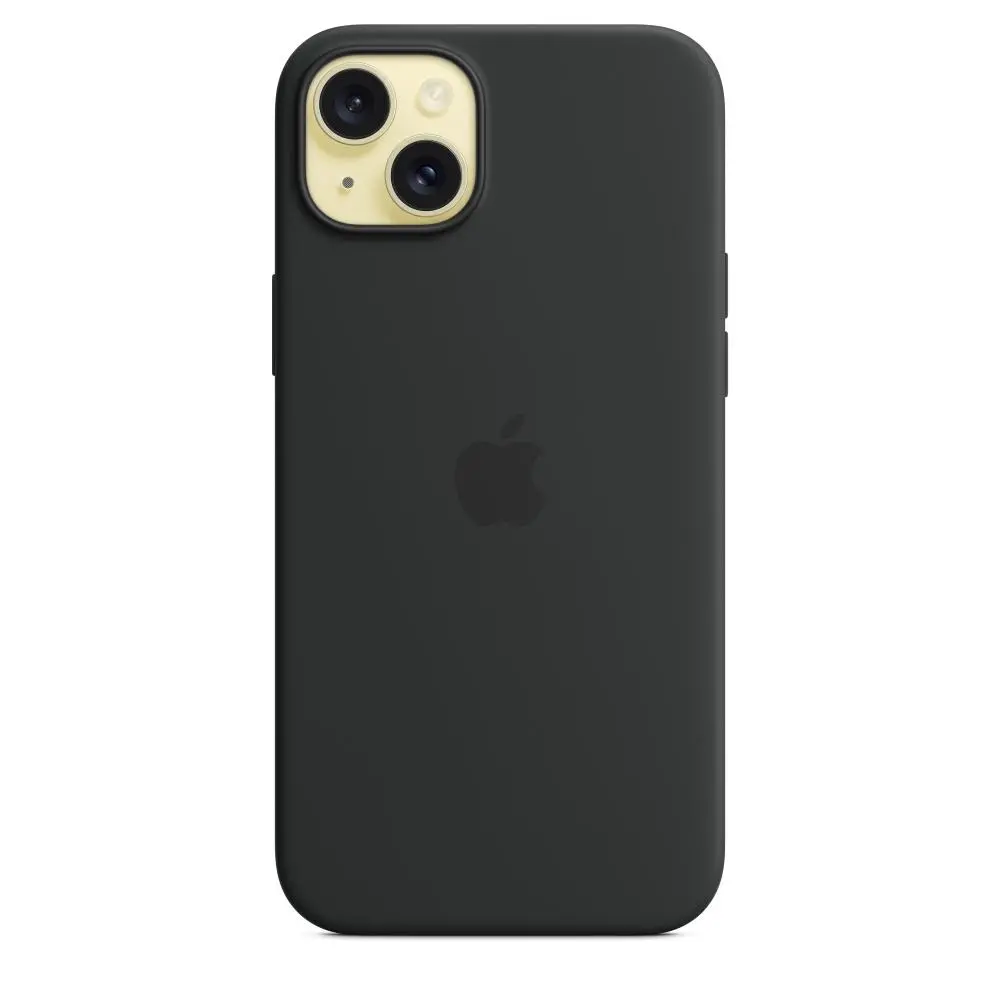 Etui Apple silikonowe z MagSafe do iPhone 15 Plus Czarny