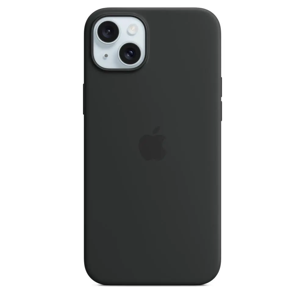 Etui Apple silikonowe z MagSafe do iPhone 15 Plus Czarny