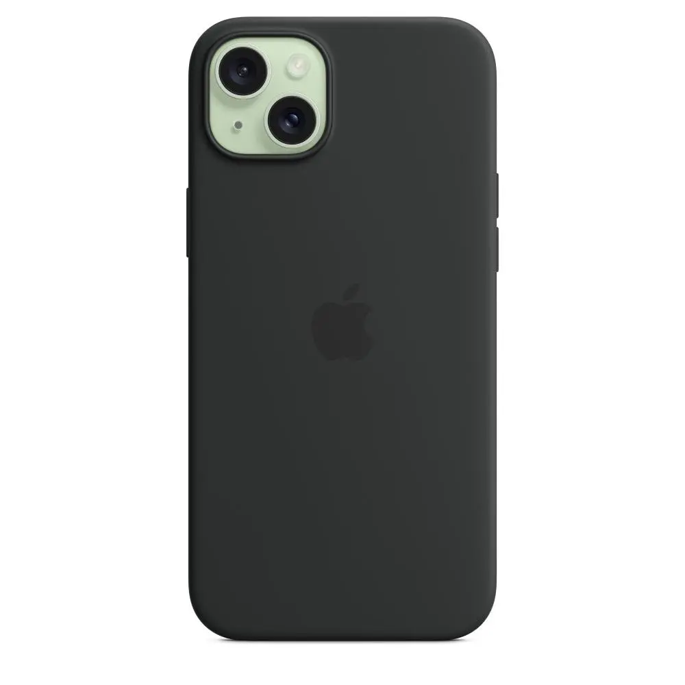 Etui Apple silikonowe z MagSafe do iPhone 15 Plus Czarny