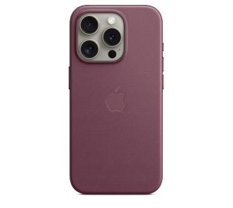 Etui Apple z tkaniny FineWoven z MagSafe do iPhone 15 Pro rubinowa morwa