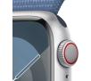 Smartwatch Apple Watch Series 9 GPS + Cellular koperta 41mm z aluminium Srebrny opaska sportowa Zimowy błękit