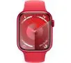 Smartwatch Apple Watch Series 9 GPS koperta 45mm z aluminium (PRODUCT)RED pasek sportowy (PRODUCT)RED M/L