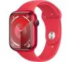 Smartwatch Apple Watch Series 9 GPS koperta 45mm z aluminium (PRODUCT)RED pasek sportowy (PRODUCT)RED M/L