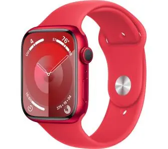 Apple Watch Series 9 GPS koperta 45mm z aluminium (PRODUCT)RED pasek sportowy (PRODUCT)RED M/L