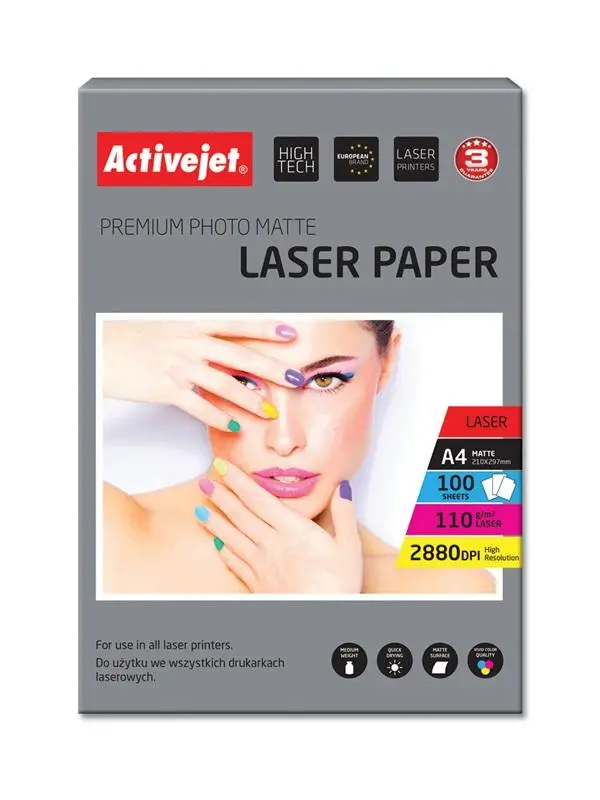 Papier fotograficzny ActiveJet AP4-110M100L 100 Arkuszy