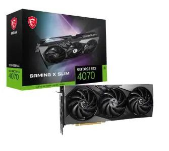 Karta graficzna MSI GeForce RTX 4070 Gaming X Slim 12GB GDDR6X 192bit DLSS 3