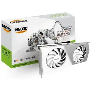 Karta graficzna Inno3D GeForce RTX 4060 Ti Twin X2 OC White 8GB GDDR6 128bit DLSS 3