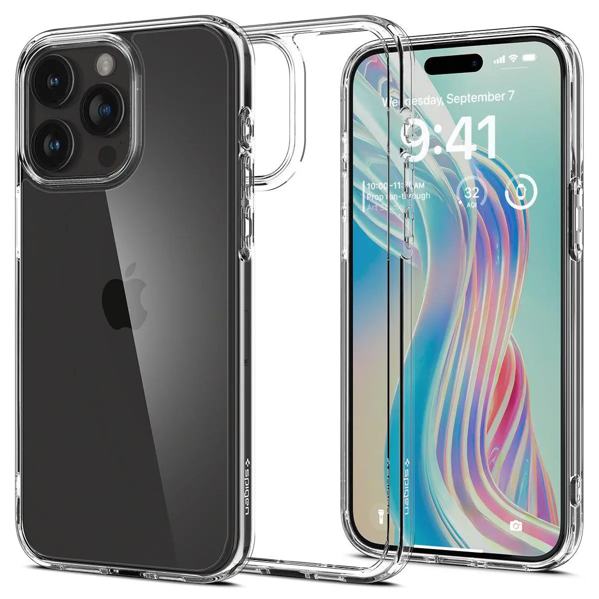 Etui Spigen Crystal Hybrid do iPhone 15 Pro Max crystal clear