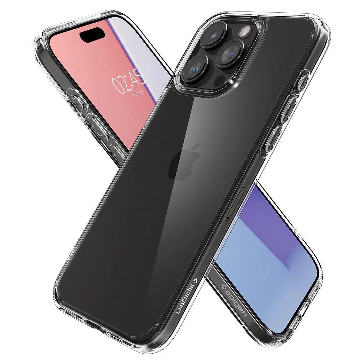 Etui Spigen Crystal Hybrid do iPhone 15 Pro Max crystal clear