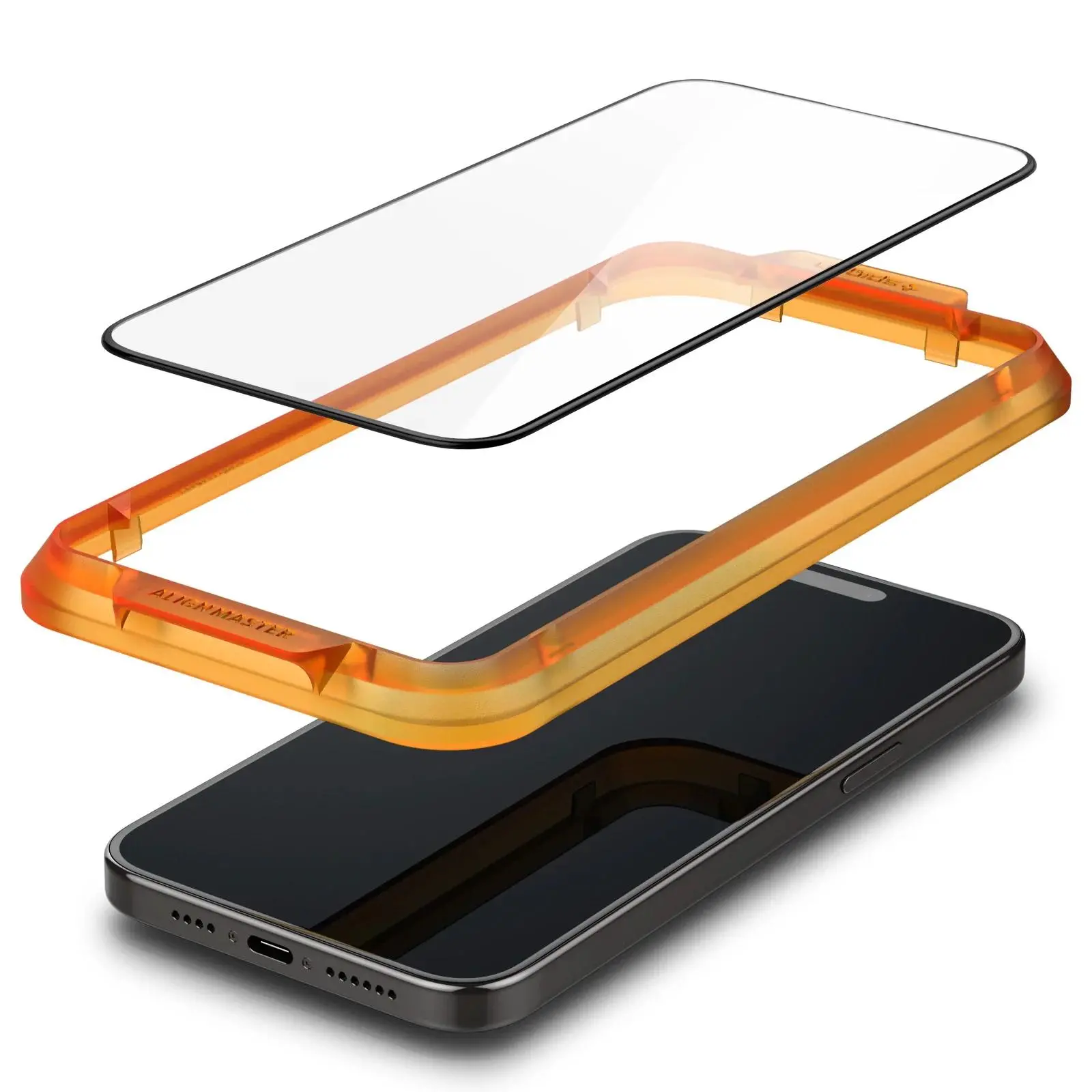 Szkło hartowane Spigen z aplikatorem Glas.tR AlignMaster FC do iPhone 15 Pro Max - 2 pack