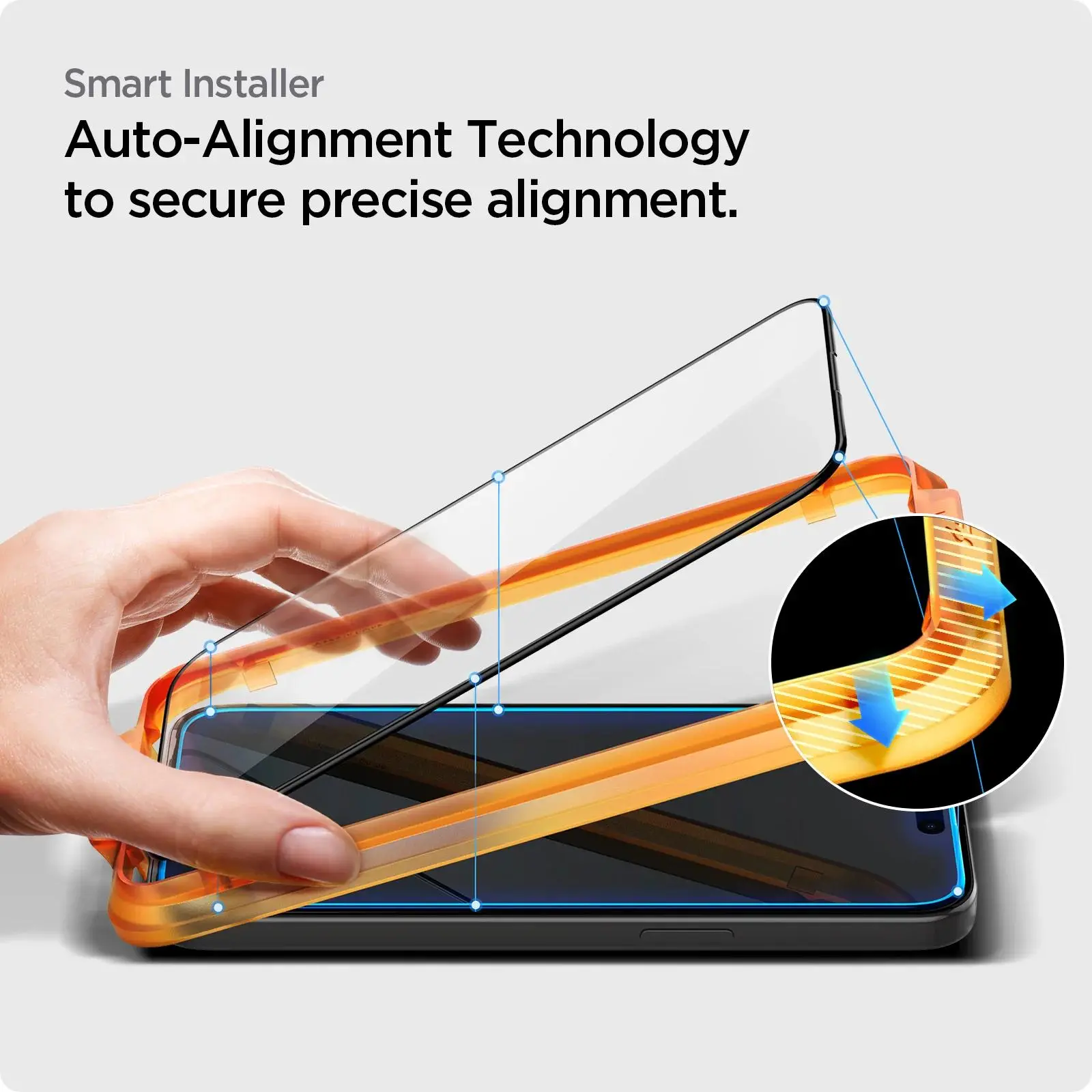 Szkło hartowane Spigen z aplikatorem Glas.tR AlignMaster FC do iPhone 15 Pro Max - 2 pack