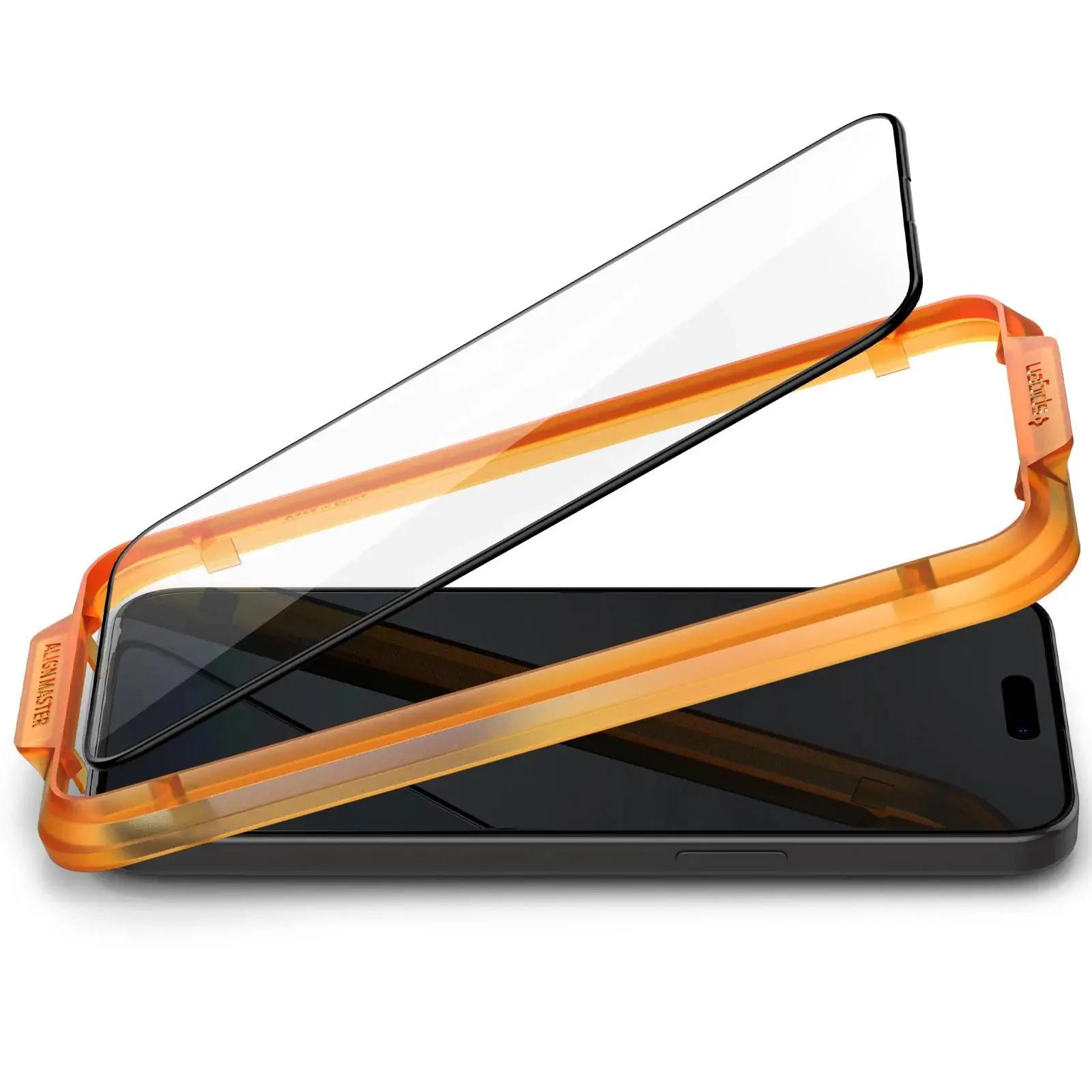 Szkło hartowane Spigen z aplikatorem Glas.tR AlignMaster FC do iPhone 15 Pro Max - 2 pack
